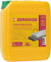 Отбеливатель для древесины Zerwood OT-1 концентрат (5л) - 