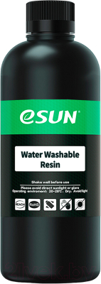 Фотополимерная смола для 3D-принтера eSUN Water Washable Resin For LCD / т0034859 (500г, серый)