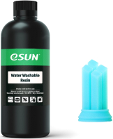 Фотополимерная смола для 3D-принтера eSUN Water Washable Resin For LCD / т0034860 (500г, голубой) - 