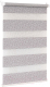 Рулонная штора Delfa Сантайм День-Ночь Декор МКД DN-45020 (34x160, белый/серебристый) - 