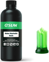 Фотополимерная смола для 3D-принтера eSUN Water Washable Resin For LCD / т0034861 (500г, зеленый прозр) - 