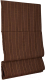 Римская штора Delfa Мини Werona СШД-01М-163/7210 (48x160, шоколад) - 