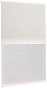 Штора-плиссе Delfa Basic Crush СПШ-35101/1102 Basic Transparent (34x160, кремовый/белый) - 