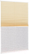Штора-плиссе Delfa Basic Crush СПШ-35501/1102 Basic Transparent (43x160, ваниль/белый) - 