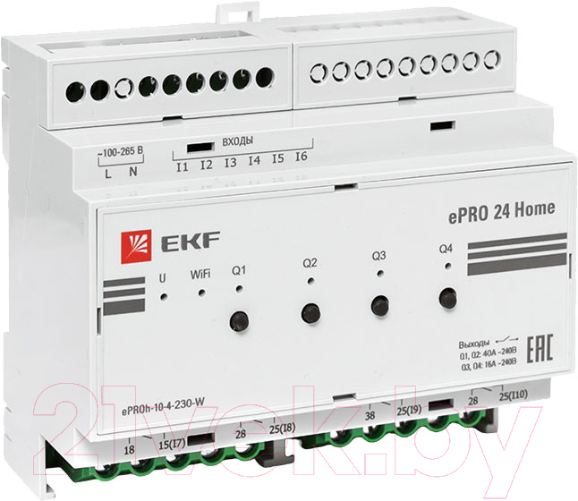 Контроллер для реле EKF ePRO24 Home / ePRO-h-10-4-230-W