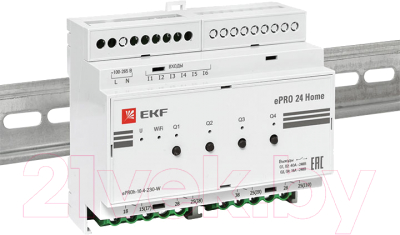 Контроллер для реле EKF ePRO24 Home / ePRO-h-10-4-230-W 