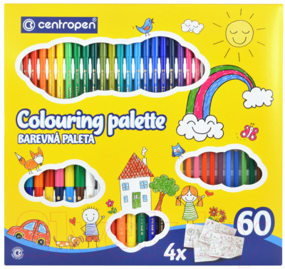 Набор для рисования Centropen Colouring Palette Набор для маленьких художников / 9396/1