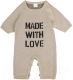 Комбинезон для малышей Amarobaby Pure Love Made / AB-OD23-PLM5/03-62 (бежевый, р.62) - 