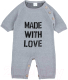 Комбинезон для малышей Amarobaby Pure Love Made / AB-OD23-PLM5/11-80 (серый, р.80) - 