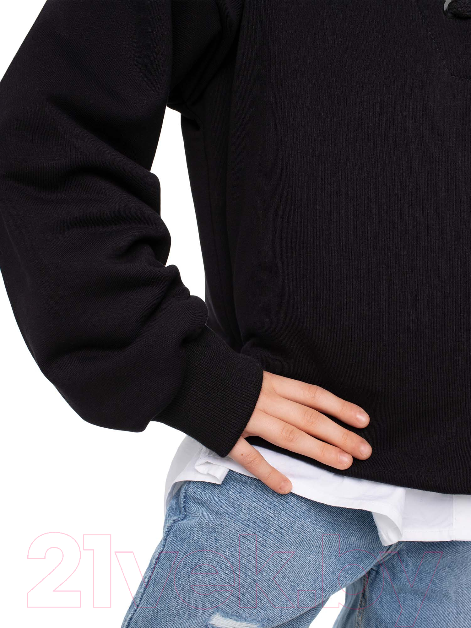 Свитшот детский Amarobaby Top / AB-OD23-T28/09-140 (черный, р.140) — фото 10