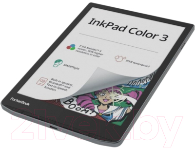 Электронная книга PocketBook InkPad Color 3 / PB743K3-1-CIS (Stormy Sea)
