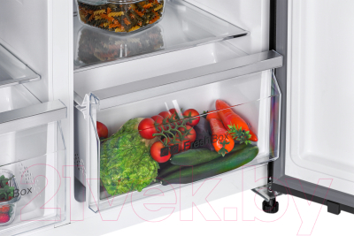 Холодильник с морозильником Nordfrost RFS 525DX NFXd