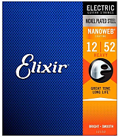 Струны для электрогитары Elixir Strings Nanoweb 12152 12-52 - 