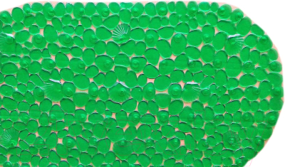Коврик для ванной Deluxe Камешки с ракушками SPA 1-1 (светло-зеленый)