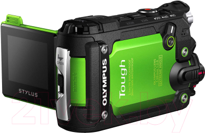 Экшн-камера Olympus TG-Tracker (черный/зеленый)