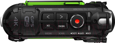 Экшн-камера Olympus TG-Tracker (черный/зеленый)