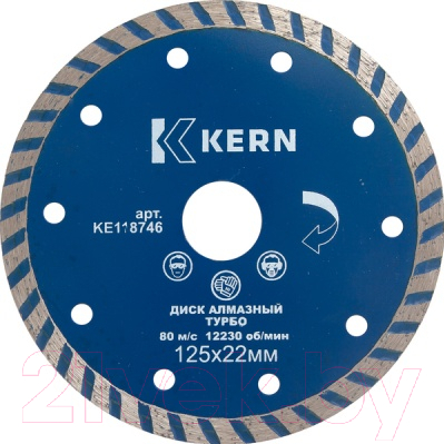 Отрезной диск алмазный Kern KE118746