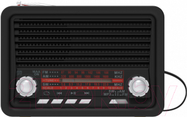 Радиоприемник Ritmix RPR-030 (черный)