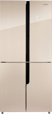 Холодильник с морозильником Nordfrost RFQ 510 NFGY Inverter