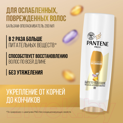 Набор косметики для волос PANTENE Интенсивное восстановление Шампунь 250мл+Бальзам 200мл
