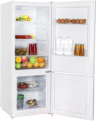 Холодильник с морозильником Nordfrost RFC 210 LFW