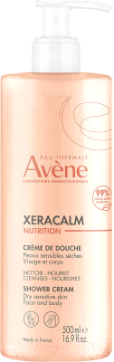Крем для душа Avene Xeracalm Nutrition Легкий питательный очищающий (500мл)