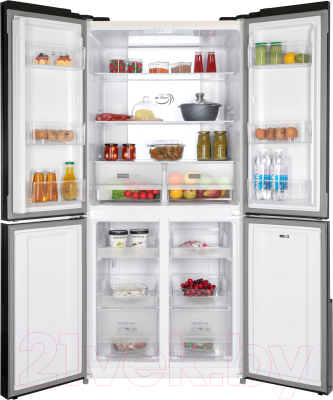 Холодильник с морозильником Nordfrost RFQ 510 NFGI Inverter