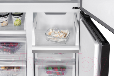 Холодильник с морозильником Hiberg RFQ-600DX NFDs Inverter