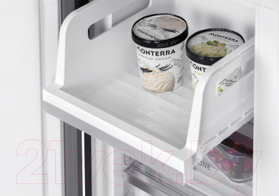 Холодильник с морозильником Hiberg RFQ-600DX NFDs Inverter