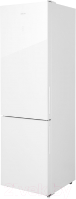 Холодильник с морозильником Hiberg RFC-400DX NFGW Inverter