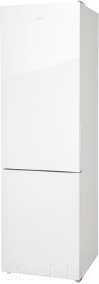 Холодильник с морозильником Hiberg RFC-400DX NFGW Inverter