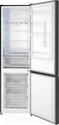 Холодильник с морозильником Hiberg RFC-400DX NFGB Inverter
