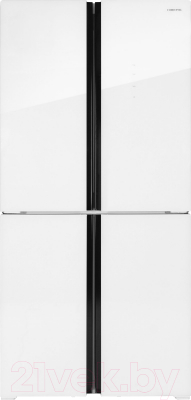 Холодильник с морозильником Hiberg RFQ-500DX NFGW Inverter
