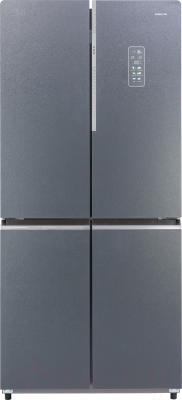Холодильник с морозильником Hiberg RFQ-590G GT Inverter