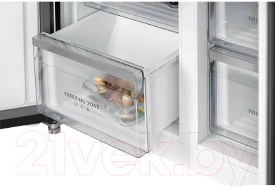 Холодильник с морозильником Hiberg RFQ-600DX NFGС Inverter