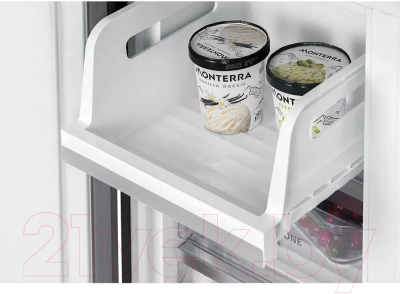Холодильник с морозильником Hiberg RFQ-600DX NFGС Inverter
