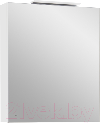 Шкаф с зеркалом для ванной Roca Oleta 60 / A857646501 (белый матовый)