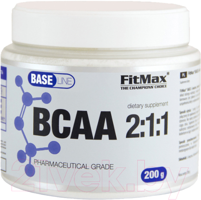Аминокислоты BCAA Fitmax Base 2:1:1 (200г)