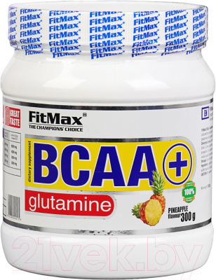 Аминокислоты BCAA Fitmax BCAA+Glutamine Ананас (300г)