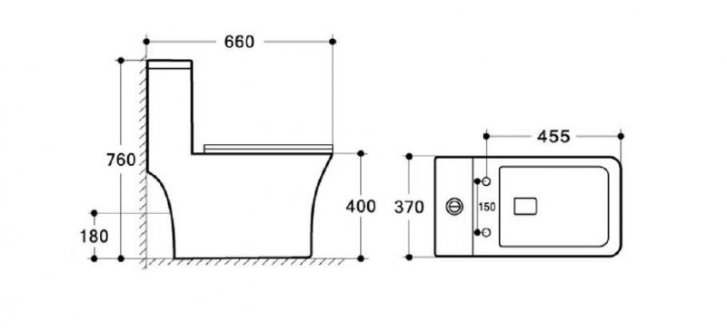 Унитаз напольный BelBagno Neon BB8617CPR-MN/SC