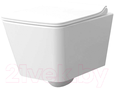 Унитаз подвесной Керамин Тобаго R МЛ Slim (с жестким сиденьем и микролифтом)