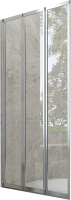 Стеклянная шторка для ванны Veconi PL73L-120-01-19C4 L (120x50, прозрачное стекло) - 