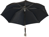 Зонт складной Pasotti Auto Bracco Silver Oxford Black - 
