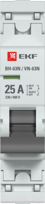 Выключатель нагрузки EKF PROxima ВН-63N / S63125