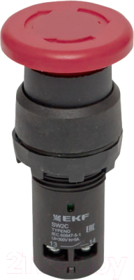 Кнопка для пульта EKF PROxima SW2C-11MZ / sw2c-mz-r (красный)