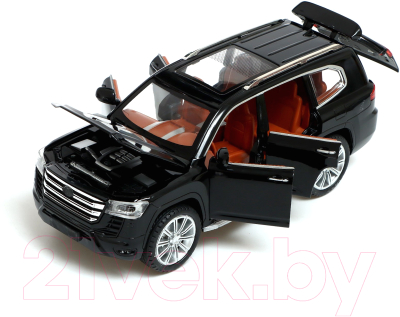 Масштабная модель автомобиля Автоград Джип Люкс / 9483705 (черный)