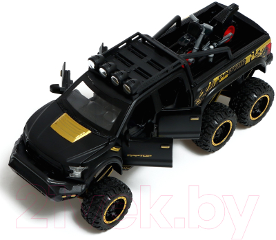 Масштабная модель автомобиля Автоград Джип Пикап / 9482769 (черный)