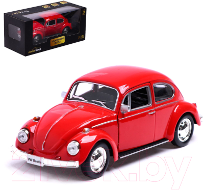 Масштабная модель автомобиля Автоград Volkswagen Beetle 1967 / 3098625 (красный)