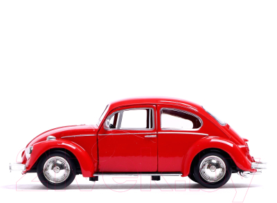 Масштабная модель автомобиля Автоград Volkswagen Beetle 1967 / 3098625 (красный)