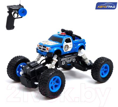 Радиоуправляемая игрушка Автоград Джип Полиция / 7342499 (синий)